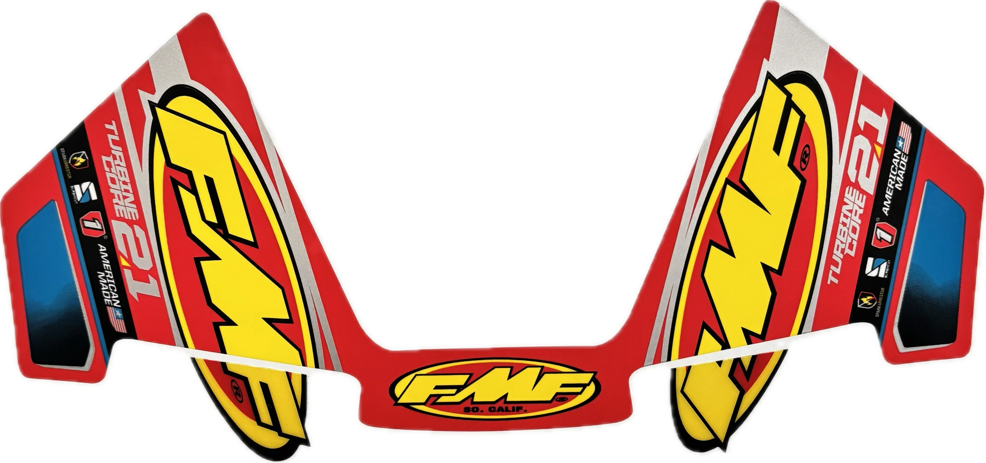 FMF TURBINECORE 2.1 MYLAR DECAL REPLACEMENT  3PC 014952