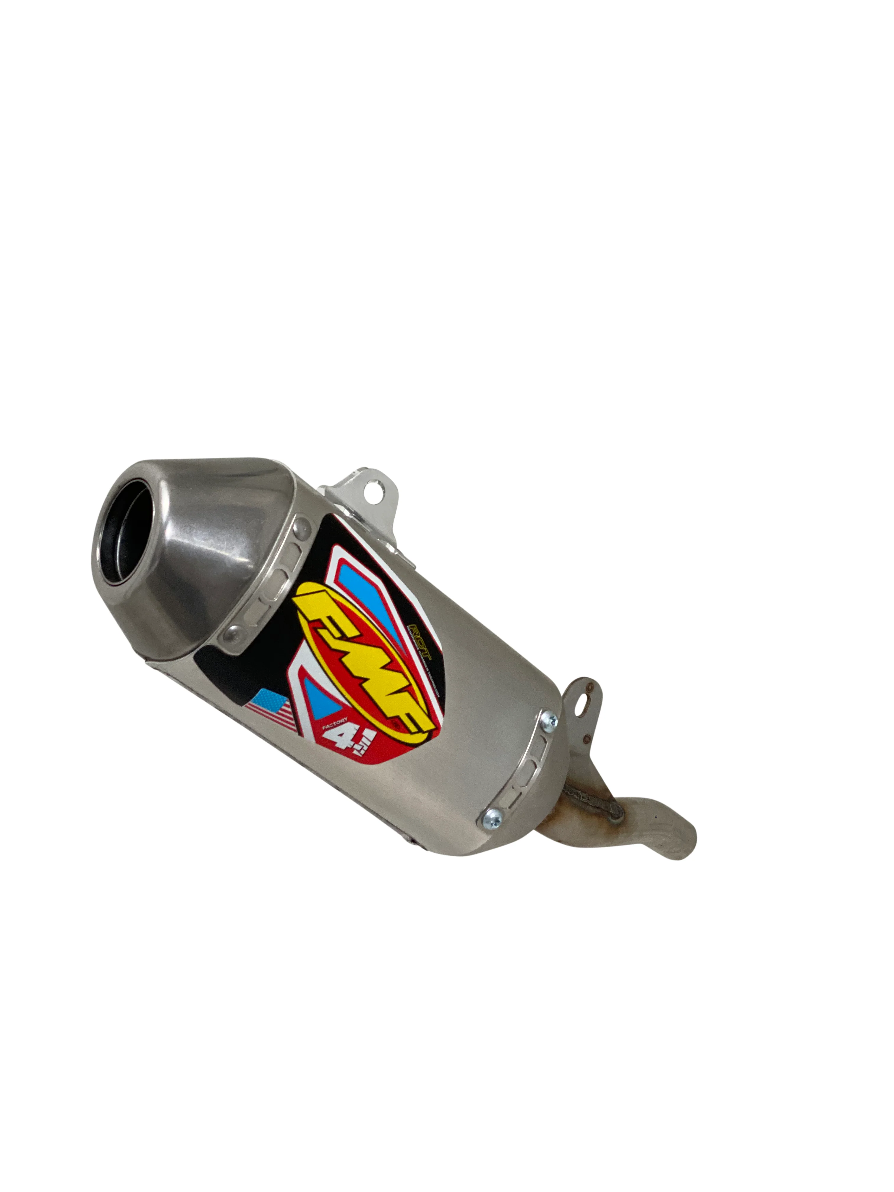 HON CRF125F'19-27 S/S ALUM MINI FACT-4.1 SLIP-ON MFLR 041594