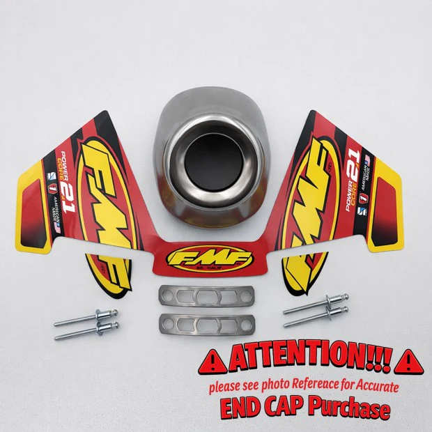 P-CORE 2.1 REPLACEMENT SLASH CUT S/S REAR CONE CAP-30mm 020529