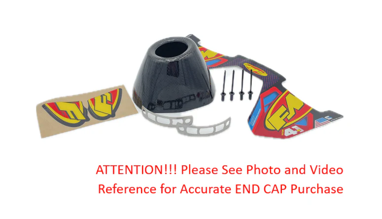 RCT CARBON REPLACEMENT END CAP KIT 040643